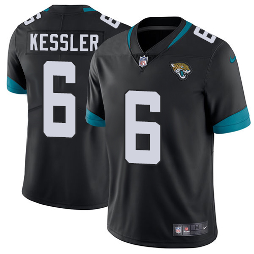 Nike Jacksonville Jaguars #6 Cody Kessler Black Team Color Men Stitched NFL Vapor Untouchable Limited Jersey